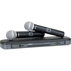 Shure PG288 PG58 Dual Vocal Wireless System, H7 by 
