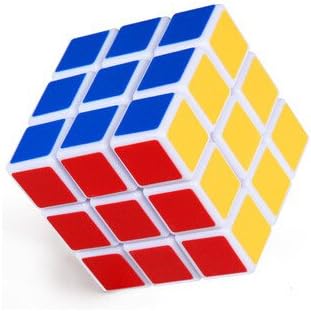 Sanstyle Cute and Fashion 3x3x3 Speed Cube 6-color/intelligence Puzzle Magic Cube-white