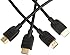 AmazonBasics High-Speed HDMI Cable - 6 Feet (2-Pack) (Latest Standard)