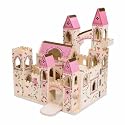 Melissa & Doug Deluxe Wooden Folding Princess Castle