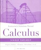 Calculus: Single Variable