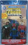 3 Justice League Figure Set - Green Lantern , Martian Manhunter & Orion