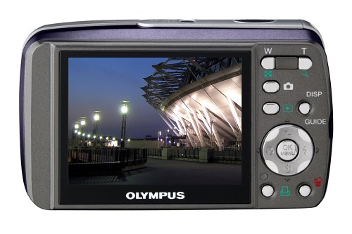 Childrens Toyshop  Electronics : Olympus Mju 600 Blue Digital Camera [6Mp, 3x Optical]