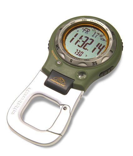 Highgear AltiTech Computer Watch with Altimeter, Compass, and Thermometer (Moss Green)