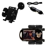 Disney Mix Max DS19013 car windshield holder with Car Charger - Uses Gomadic TipExchange