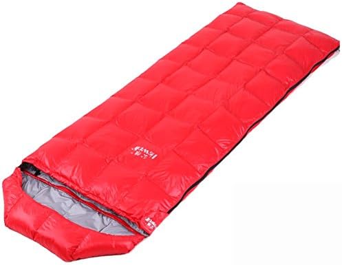 Warm down sleeping bag/Outdoor adult envelope sleeping bag ultralight duvet/Camping sleeping bag in spring and autumn-red