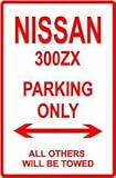 NISSAN 300ZX PARKING ONLY sport street sign