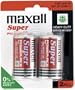 MAXELL 715027 Heavy Duty Batteries (D 2pk)