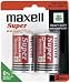 MAXELL 715027 Heavy Duty Batteries (D 2pk)