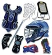 Jolees Boutique Themed Ornate Stickers, Lacrosse