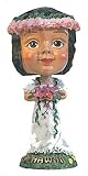 HULA GIRL W/ MUU'MUU WEDDING - DASHBOARD DOLL BOBBLE HEAD - NODDING HEAD