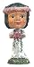 HULA GIRL W/ MUU'MUU WEDDING - DASHBOARD DOLL BOBBLE HEAD - NODDING HEAD