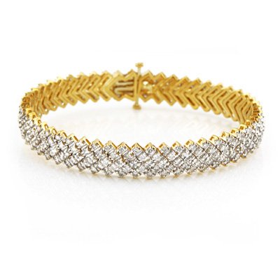 14K Diamond Flex Bangle - 7