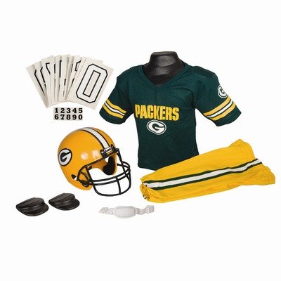 Franklin Sports NFL Green Bay Packers Deluxe Youth Uniform Set Medium #15701F05