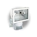 Halogenstrahler AL5 200W mit 90° Bewegungsmelder weiss