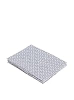 Rivolta Carmignani Set Servilleta 4 Uds. (Marfil/Negro)