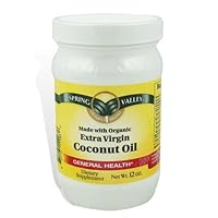 Spring Valley - Coconut Oil, Extra Virgin, Organic, Solid, 12 ounce