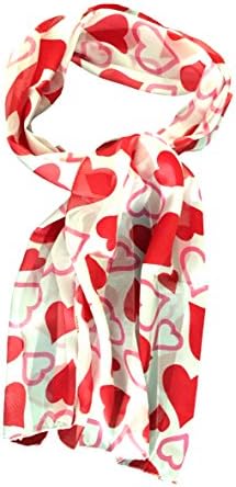 Heart Scarf Love Long Rectangular Pretty Valentine