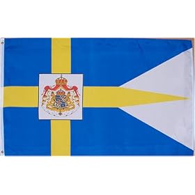 New 3x5 Royal Standard of Sweden Flag Swedish Flags