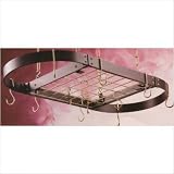Large Oval With Grid - Stainless Steel, Chrome