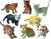 Playful Cats Toy Animals (Pack Of 12)_s-1
