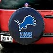 Detroit Lions NFL Spare Tire Cover (Black)