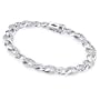 1.00ctw. Sterling Silver & Diamond Designer Bracelet - 7.2"