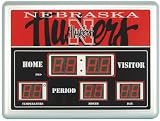 14x19 Scoreboard Nebraska Cornhuskers