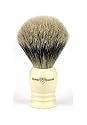 Edwin Jagger, Handmade, Imitation Ivory English Shaving Brush (  Super Badger )