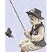 Frank the Fisherman statue home garden boys boy sculpture .(The Digital Angel)