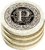Monogram Coaster P Set