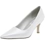 Dyeables Women's Gala Dyeable Pump,White,8.5 M