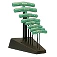 Bondhus 33034 Set of 8 Star T-handles, Graduated Lengths, sizes T9-T40