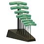 Bondhus 33034 Set of 8 Star T-handles, Graduated Lengths, sizes T9-T40