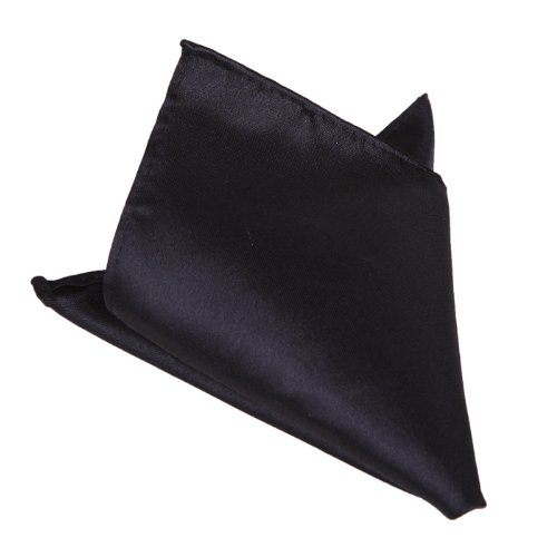 HDE Mens Solid Color Handkerchief Pocket Square