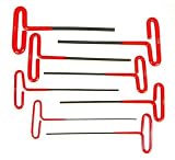 T-Handle Hex Key Set - 8-Size SAE - PVC Soft-Grip Hand