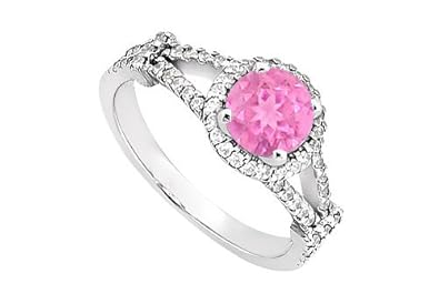 Split shank halo engagement rings uk