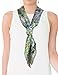 Dahlia Women's 100% Square Silk Scarf Gustav Klimt Farm Garden with Sunflower