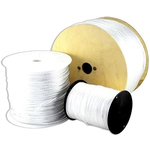 #8 (1 4) x 1000' Solid Braided Nylon Rope by Unknown