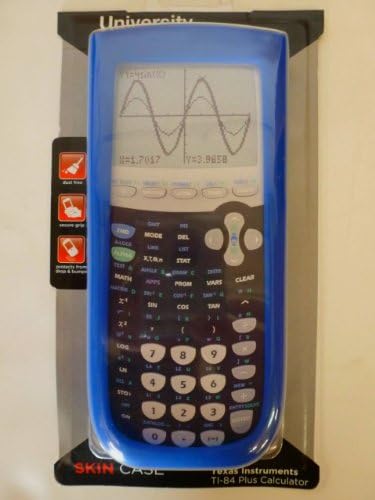 Blue Skin Case for TI-84 Plus Graphing Calculator