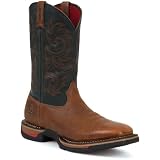 Rocky FQ0008656 Men's Long Range Square Toe Trail Brown/Navy Western Boot