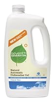 Seventh Generation Automatic Dishwasher Gel, Free & Clear, 42 Ounce Bottles (Pack of 6)