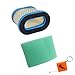 HURI Air Filter Pre Filter for 498596 690610 697029 5059D 5059H 5059K 690610 697029 Craftsman 33064