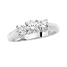 3 Diamond Anniversary Band 3/4 ct. in 14K White Gold (Higher Quality)