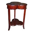 Shamrock End Table - Cherry (28")
