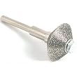 Diamond V-Wheel Lapidary Rock Grinding 3/8" fits Dremel