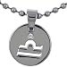 Pugster Libra Zodiac Stainless Steel Pendant Gifts For Men