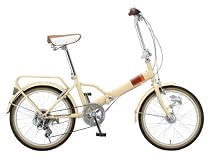 RayChell(レイチェル)オートライト/リング錠付き20インチ6段変速折りたたみ自転車 MHD-206R 【3カラー展開】