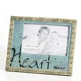 Heart Photo Picture Quality Stone Carved Look by Faith 4 x 6