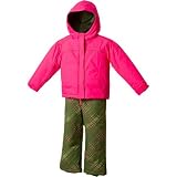 Columbia Girls 2-6x Snow Glow Set, Very Pink, 3T